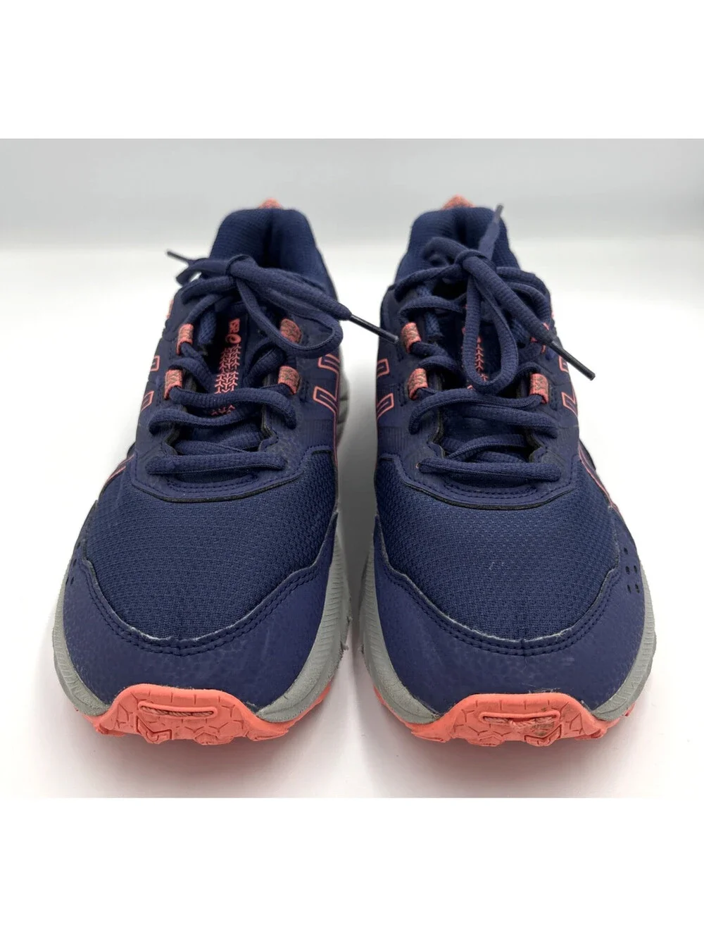 ASICS Pre Venture 9 Indigo Blue Papaya Trail Shoes Women's 8.5 Kids 7